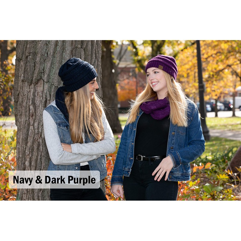 Funky Junque Beanie & Infinity Scarf Gift Set – Matching