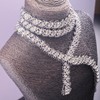 Rytenz 1 Yard Crystal Rhinestone Close Chain Trim Pearl Beaded