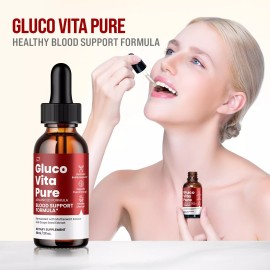 Gluco Vita Pure (5 Pack) Gluco Vita Pure Drops Healthy Formula - GlucoVita Pure Liquid