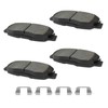 YxpBrake Ceramic Front Brake Pads with Hardware Fit for Honda
