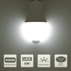 ORALUCE Motion Sensor Light Bulbs Indoor Outdoor 60 watt Equivalent,