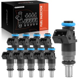 A-Premium Fuel Injector Replacement for Dodge Ram 1500 Pickup 2004-2006 Viper 2003-2006, 8.3L V10 GAS OHV Naturally Aspirated, Set of 10