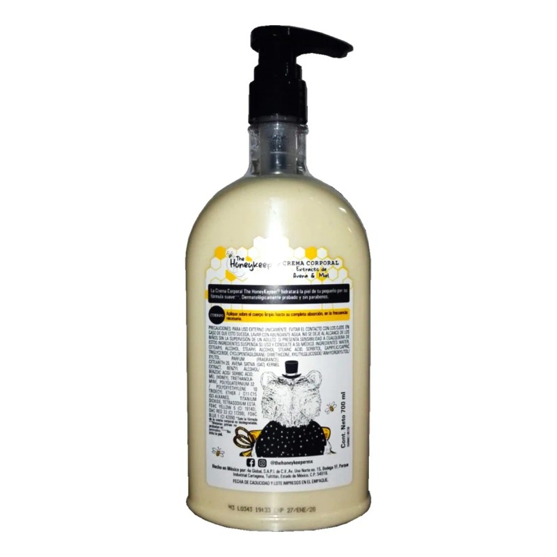 Kit The Honeykeeper Shampoo 3 En 1 Y Crema 700ml