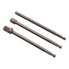 Amtech I5705 3 Piece 150mm 1/4" Hex Extension Adapter Set,