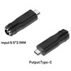 Artilits DC Adapter 2.1mmx 5.5mm to USB C Female, 5.5x2.1mm