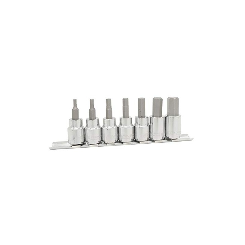 PWT 3/8 inch 9.5 mm Hex Bit Socket Set H3,H4,H5,H6,H8,H10,H12