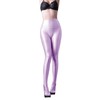 SOFSOT Ultra Sheer Workout Leggings Shiny Tights for Women Top