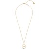 Happiness Boutique Women's Mountain Necklace in Gold Colour Filigree Chain