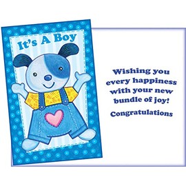 New Baby Boy Greeting Card