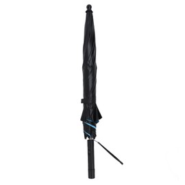 Sun Umbrella with Built In Fan 80cm 3000mAh UV Guard Foldable Blades Rechargeable Cooling Fan Umbrella for Outdoor Travel Blue