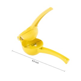 PRIMES Manual Lemon Squeezer Heavy Duty, Metal Lime Squeezer, Solid Juicer Hand, Durable Orange Squeezer, Manual Juicer, Lemon Squeezer Press, Lime Juicer, Citrus Fruit Squeezer
