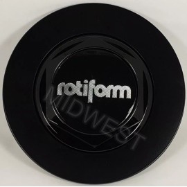 Rotiform 1 New 33411-15BD Rotiform Matte/Gloss Black Wheel Rim Center Cap