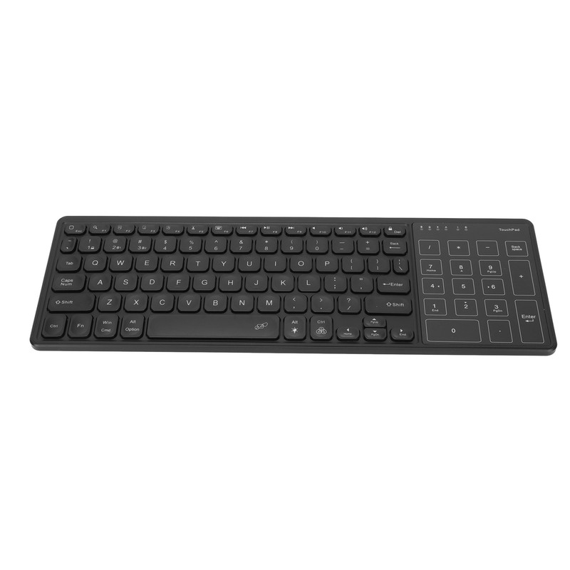 Wireless Keyboard Numeric Touchpad 2.4Ghz Wireless Portable RGB Backlit Plug