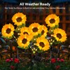 KOOPER Solar Lights Outdoor Decor - Upgraded 3 Pack Solar