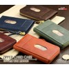 Avies Vintage Wax Leather, Genuine Leather, Pass Case, Card Case,