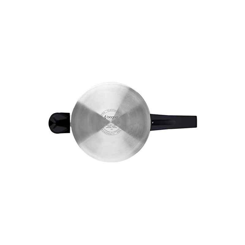 BOGNER- Olla de presión de acero inoxidable, capacidad de 8