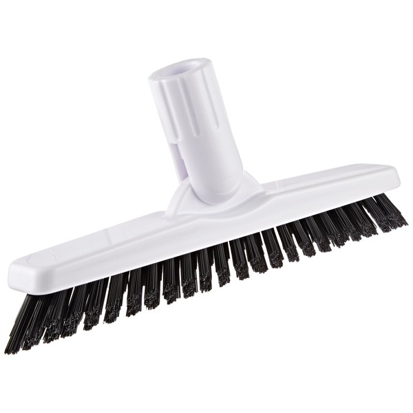 Impact 224 Tile and Grout Scrub Brush, 9" Width, White/Black (Case of 12)