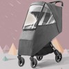 Stroller Rain Cover Universal Waterproof Windproof Dustproof Coldproof Travel Weather