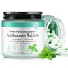 150 Tablets Chewable Toothpaste Tablets, Sensitive Toothpaste Tablets Peppermint Flavored