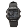 Digital Chronograph Watch Luminous Waterproof Multi Function Retro Style Square