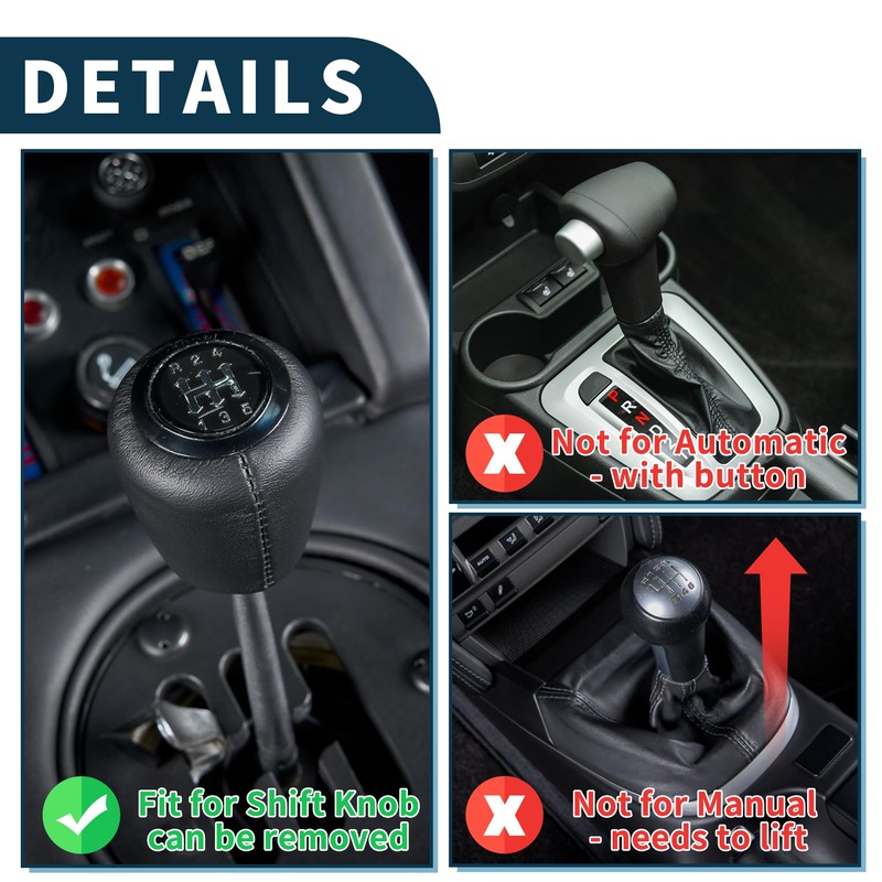TUCKBOLD Car Gear Knob 10 cm Front Gear Knob Universal
