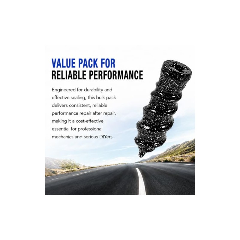 84-Piece Tire Repair Rubber Nail Kit with Screwdriver