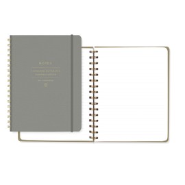 Fringe Studio Medium Size Signature Edition Spiral Notebook, Faux Leather Cover, Approx. 6.25"w x 8.125"h (962070)