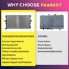 Readair Engine Coolant Radiator Assembly Compatible with 1987-1993 Dodge Ram