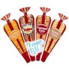 Gourmet Popcorn Tall Cone Premium 4 Pack & Exclusive Inspirational