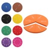 EHR Magnetic Fraction Tiles Circles, 51 pcs Fraction Tiles Set,