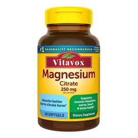 Natura Made Magnesium Citrate 250mg Magnesio 60 Softgels