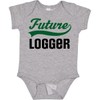 inktastic Logging Future Logger Baby Bodysuit 6 Months 0060 Heather