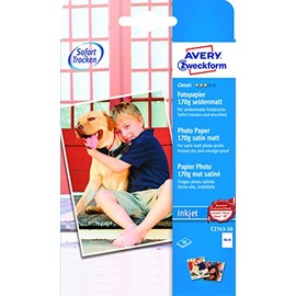 Avery Zweckform C2743-50 Classic Inkjet Photo Paper 10 x 15 / 180g / 50 Sheets
