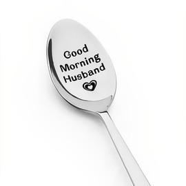 Husband Birthday Gifts for Husband from Wife Good Morning Husband Spoon Gift for Husband Anniversary Wedding Gifts for Hubby Husband I Love You Gift for Husband Christmas Gifts