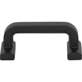 Top Knobs Harrison Pull 2 1/2 Inch (c-c) Flat Black