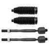 TRQ Front Steering Kit Steering Rack & Pinion Bellow Tie