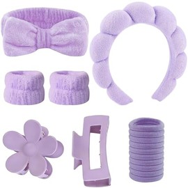 Set de 16 Piezas con Diademas Skincare, Diademas para Lavarse la Cara, Ajuste Suave para Spa, Ducha, Maquillaje y Mascarillas, Regalo Práctico y Lindo