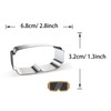 WJSYSHOP Military Tactical Goggles Glasses Shape Cookie Cutter