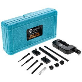 NICHE Chain Cutter Breaker Rivet Tool Kit for ATV Bike Motorcycle 13-Piece Set with Carrying Case