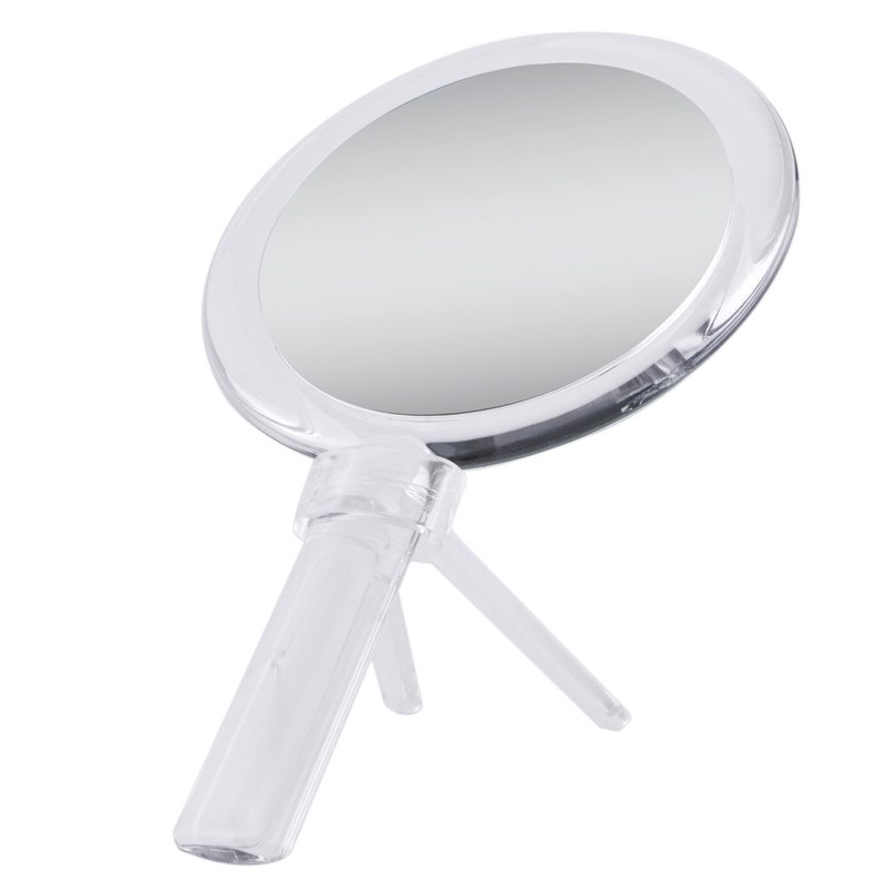 Zadro Acrylic Hand Mirror with 1X - 5X Magnification, Acrylic