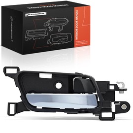 A-Premium Right Passenger Side Interior Door Handle Compatible with Honda Accord 2013-2017, Black Housing with Chrome Lever, Replace# 72120-T2A-A01ZA, 72120T2AA01ZA