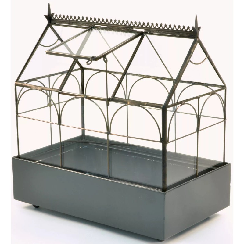 H Potter Glass Terrarium – Wardian Case Miniature Fairy Garden