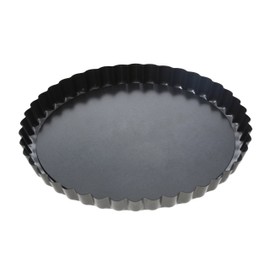 Premier Housewares Fluted Flan Tin, 20 cm, Grey