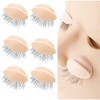 JLEivvi 3 Pairs Replacement Eyelids Realistic Removable Eyelids for Mannequin