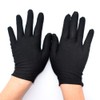6 Pair Black Cotton Work Gloves Short Stretchy Gloves Jewelry