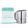 MaMix Stainless Steel Flour Sifter Hand Crank 3 Cup Sifter