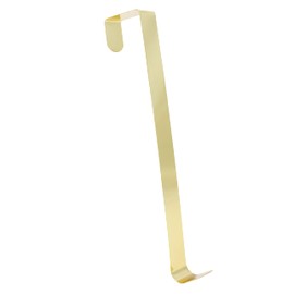 Christmas Concepts® 28cm Metal Wreath Hanger – Ultra Slim Over the Door Christmas Hanger (Gold)