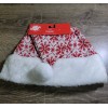 Unbranded Christmas Santa Hat with Snowflake design and White trim-Brand