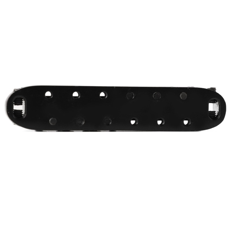 Guitar Roller Saddle Bridge Aluminium Alloy Black Tune Tailpiece Bridge