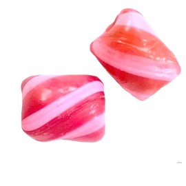 Classic Red and White Cinnamon Twist Individually Wrapped Cylinder Shaped Hard Candy (2 Pound)